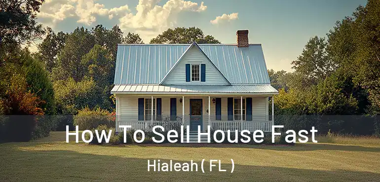 How To Sell House Fast Hialeah ( FL )