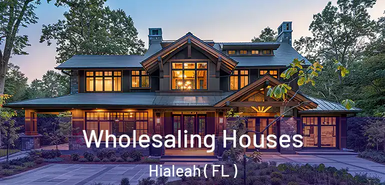  Wholesaling Houses Hialeah ( FL )